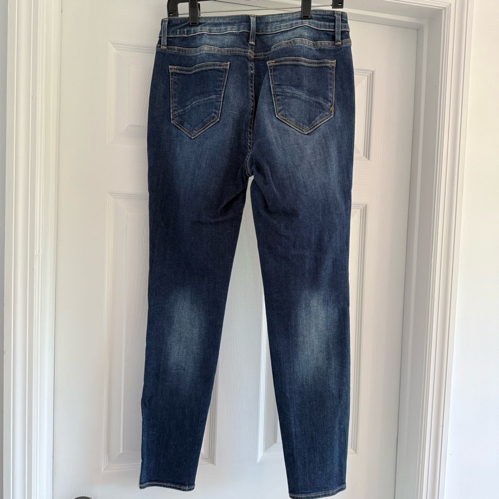 DRIFTWOOD High Rise Jeans with Blue and Red Accents - Picture 6 of 9